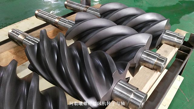 螺杆鼓风机转子与轴